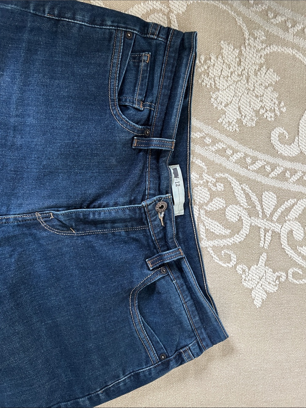 Classic Dark Blue Women's Jeans - Size 12